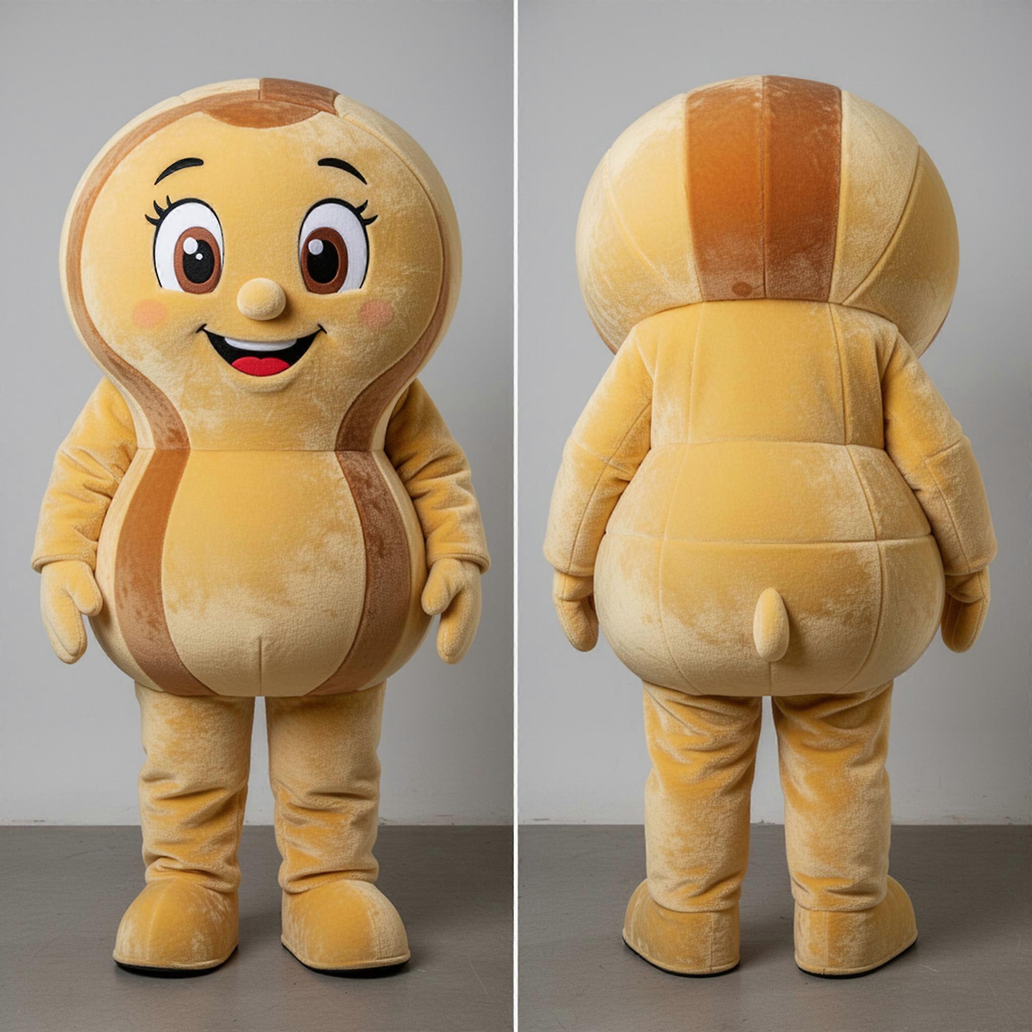 MASTICOT Golden Rounded Pesto Pasta Mascot