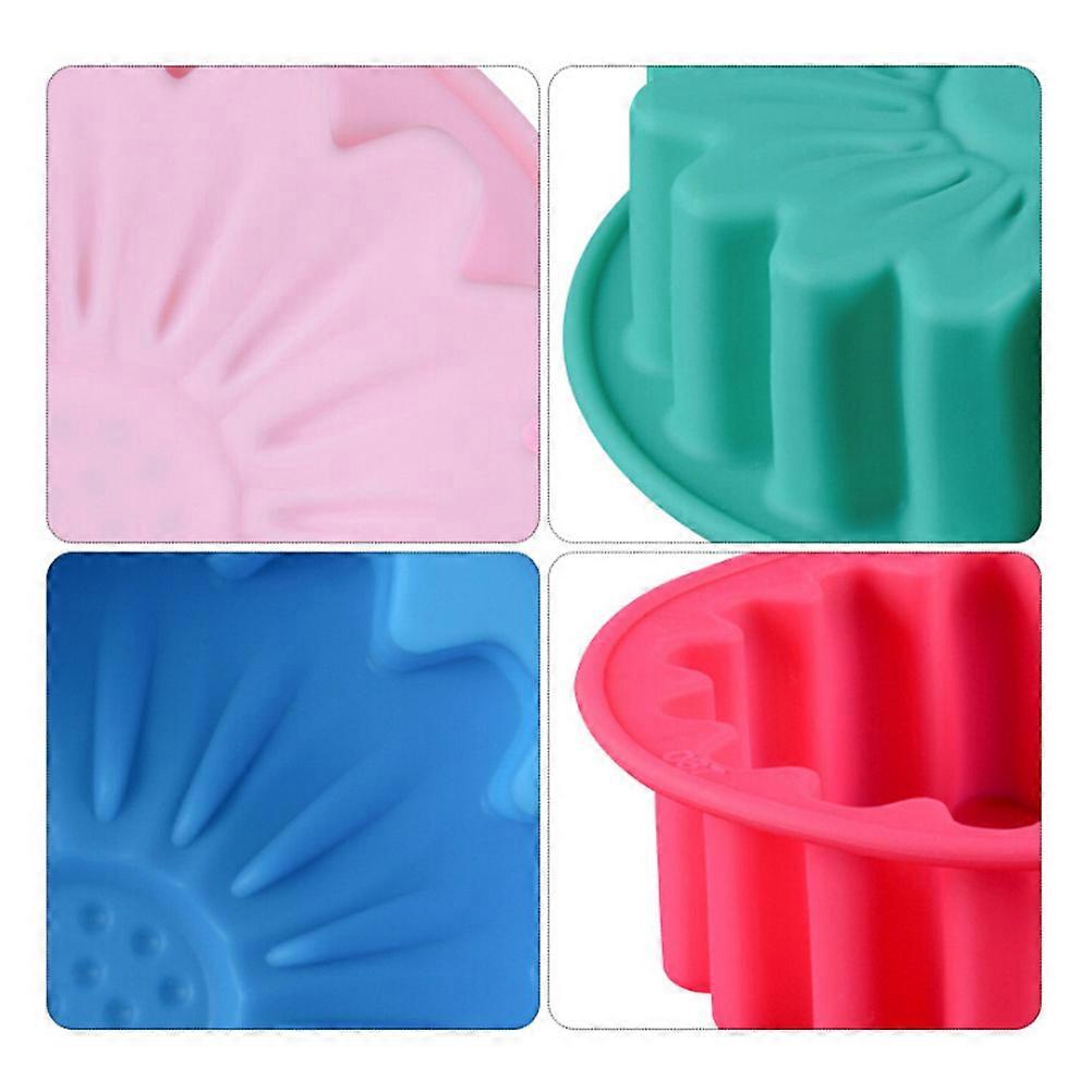 Silicone Flower Pattern Bread Pan Mold for Dessert Baking 1 Piece