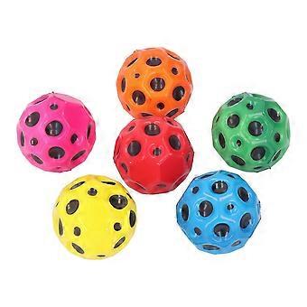 6pcs 7cm bolas saltitantes celular colorido melhorar a coordenação alívio de estresse PU bebê bola Set