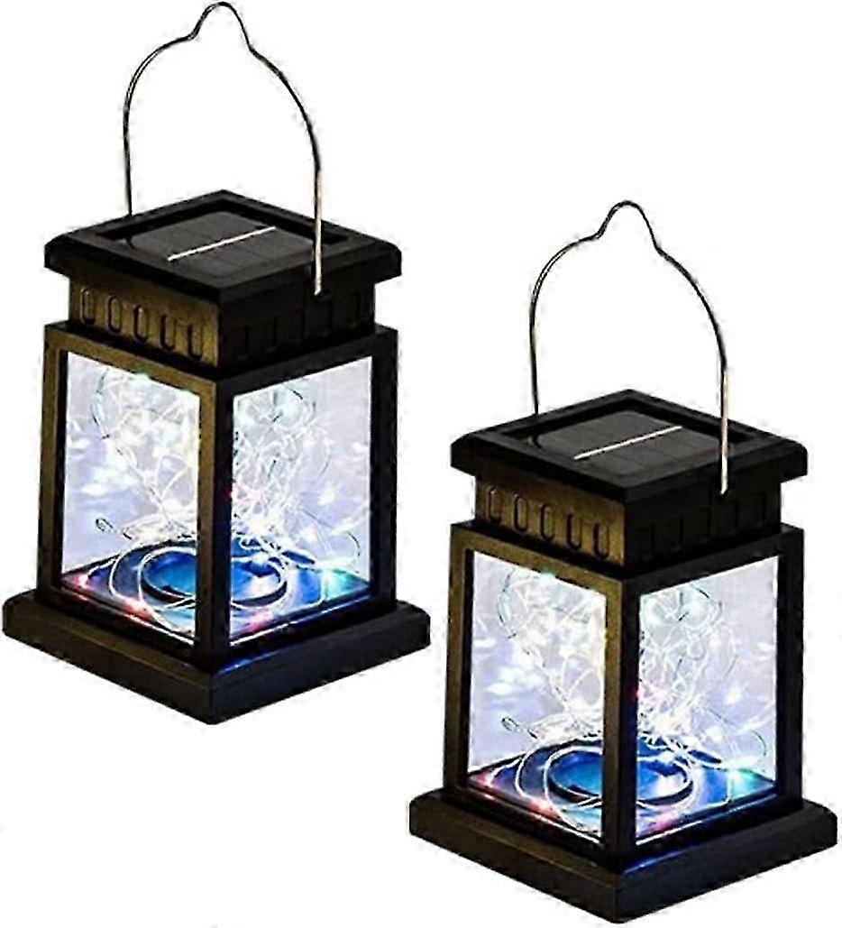 Retro Solar Lanterns for Garden Hanging