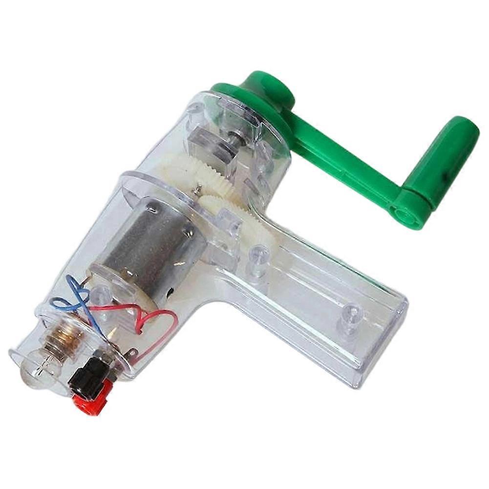 Hand-Cranked Generator Model for Electromagnetic Physics Teaching in Primary Schools