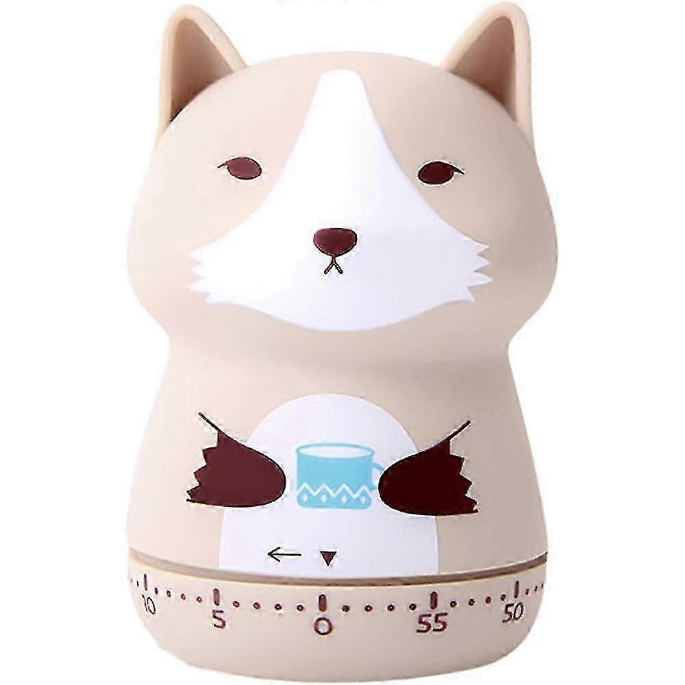 Cute Kitchen Timer, Mechanical Timer compatible with Kids,60 Minute Egg Timer compatible with Cooking/reading/do S