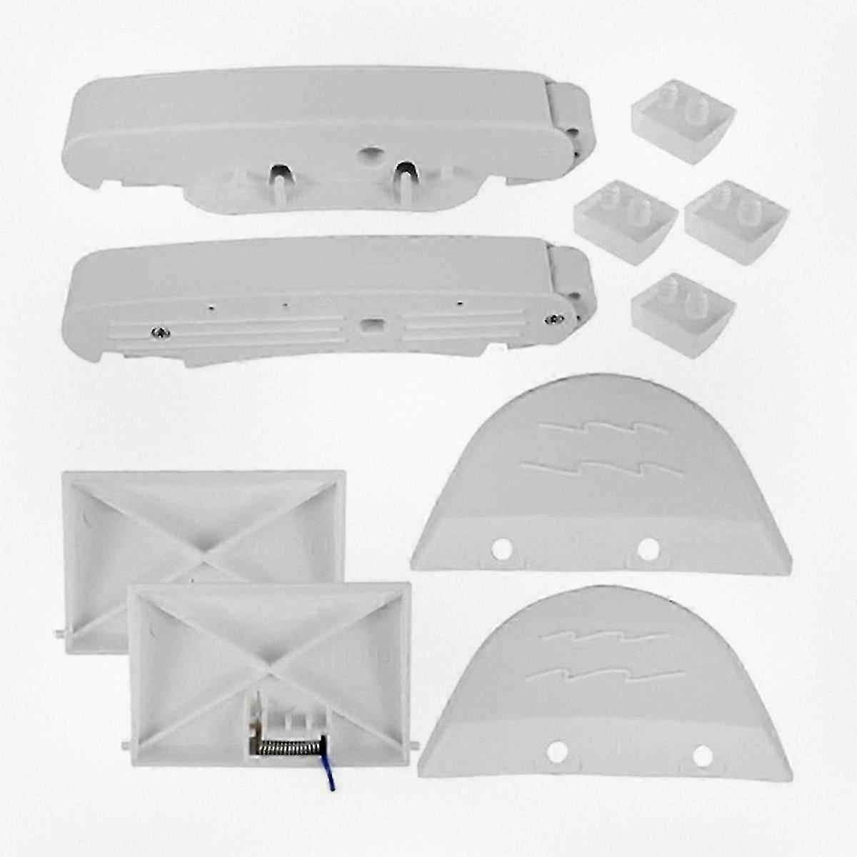 White Front And Rear Frame Pool Cleaner Replacement Part Kit, Compatible With Multiple Specific Brands