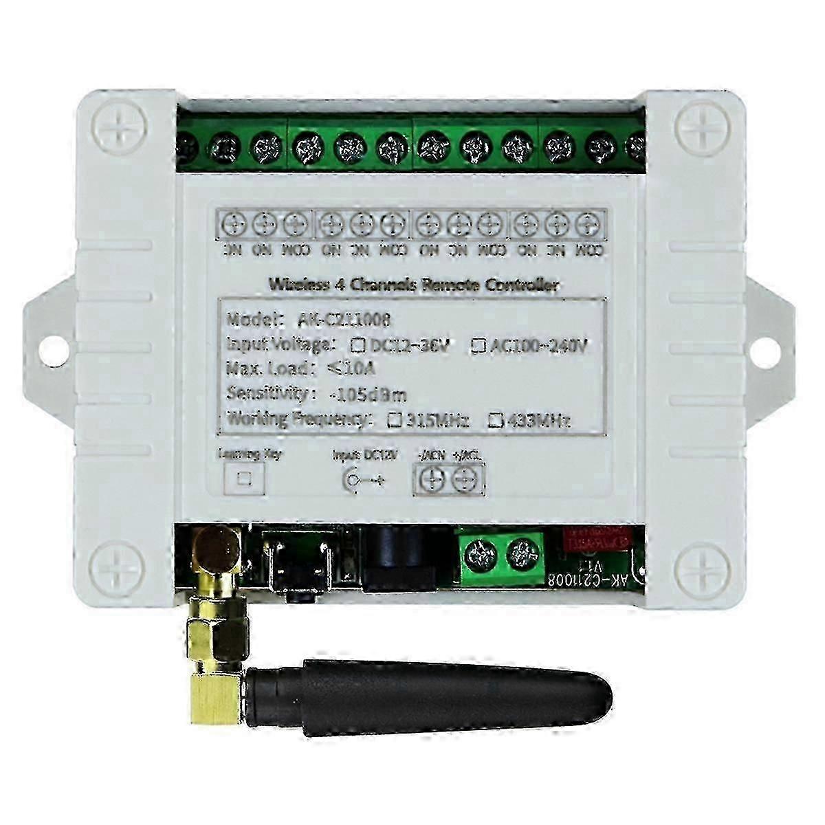 DC12-36V Wireless 4CH Remote controller LED Light Switch Relay YF