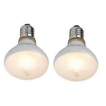 2 Pack Reptile Uvb Uva Heat Lamp Bulb compatible with Truly -like Bright Heat compatible with , Amphibian And Birds (100 W