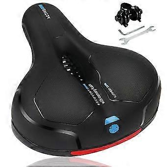 Non-Slip Wide Bike Seat With Memory Foam Cushion