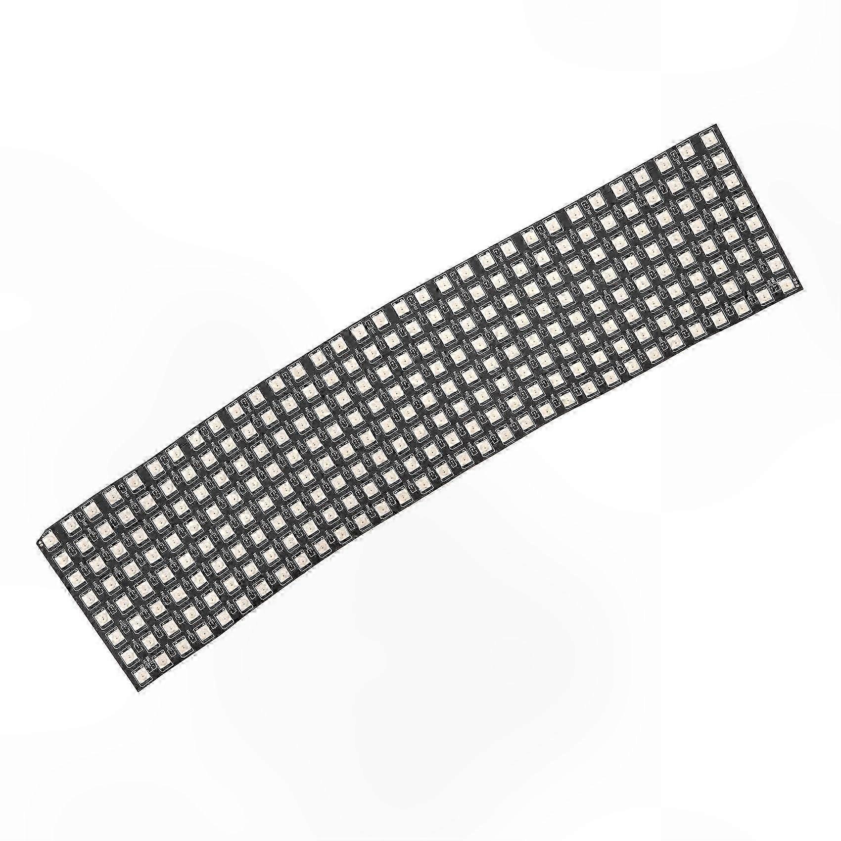 RGB LED Dot Matrix Panel, 832 Programmable Pixels, Flexible WS2812B Digital Display