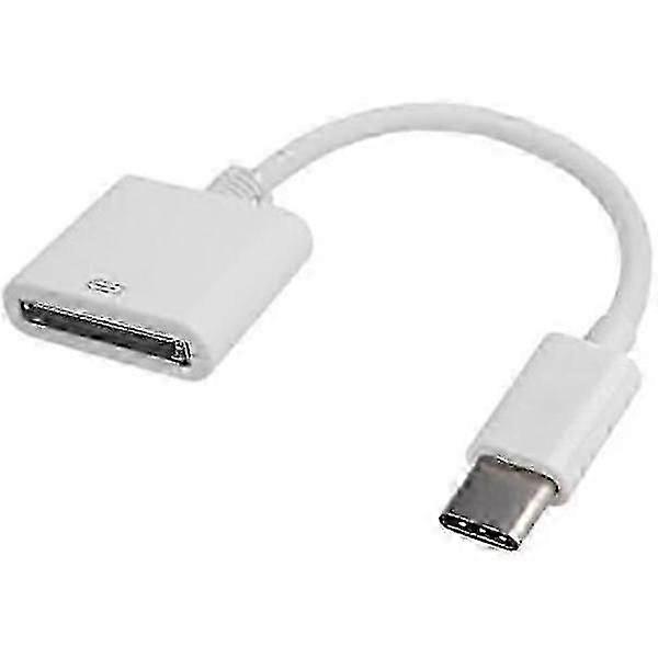 USB-C to 30-Pin Adapter Cable Compatible with Older Generation Apple Devices