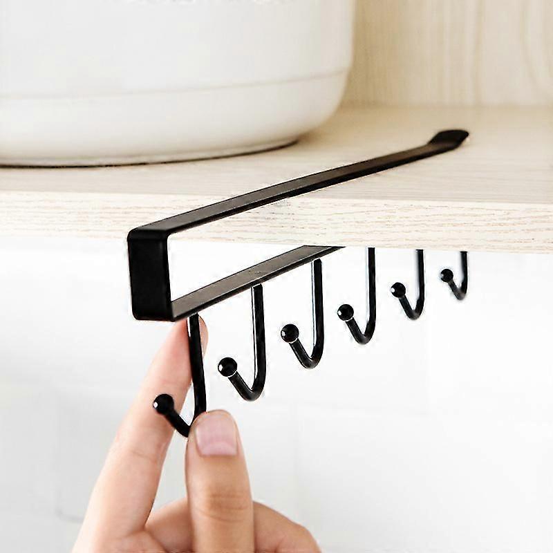 R9 Multi-function kitchen hook, multi-row storage shelf, six-row hook
