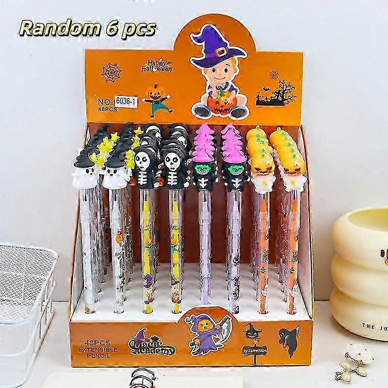 Stackable Ghost Pumpkin Witch Pencils