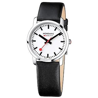 Simply elegant Women's Analog Quartz Watch with Cowhide Bracelet A400.30351.11SBB