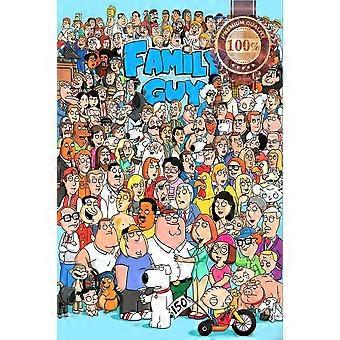 FAMILY GUY CHARACTERS CAST PETER GRIFFIN TV SHOW SERIES PREMIUM Jigsaw Puzzle ZRC1845