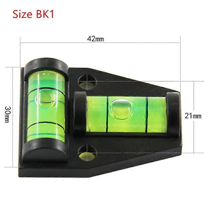 1 Pc Mini Level Supplies Bubble Shell T-Type Level Triangular Measuring Tools for Leveling RV Campers Trailer Vehicle Accessory