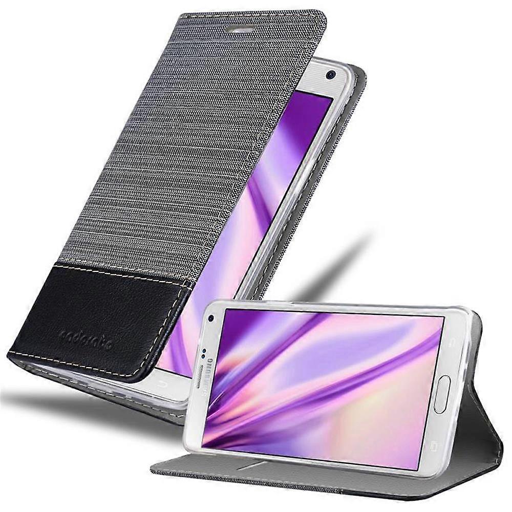 Case compatible with Samsung Galaxy NOTE 4 - protective case in jeans look and stand function