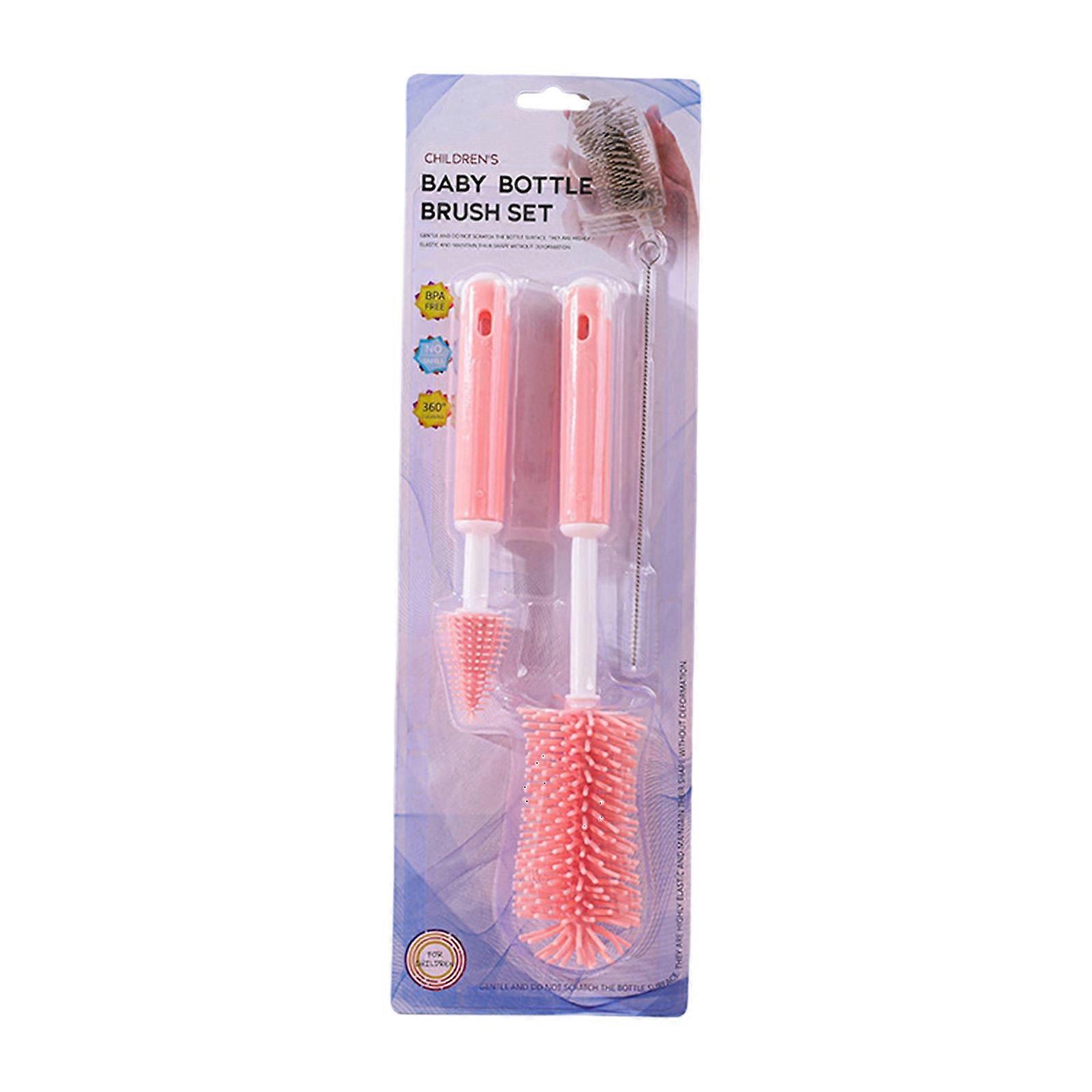 Silicone Baby Bottle Brush Set