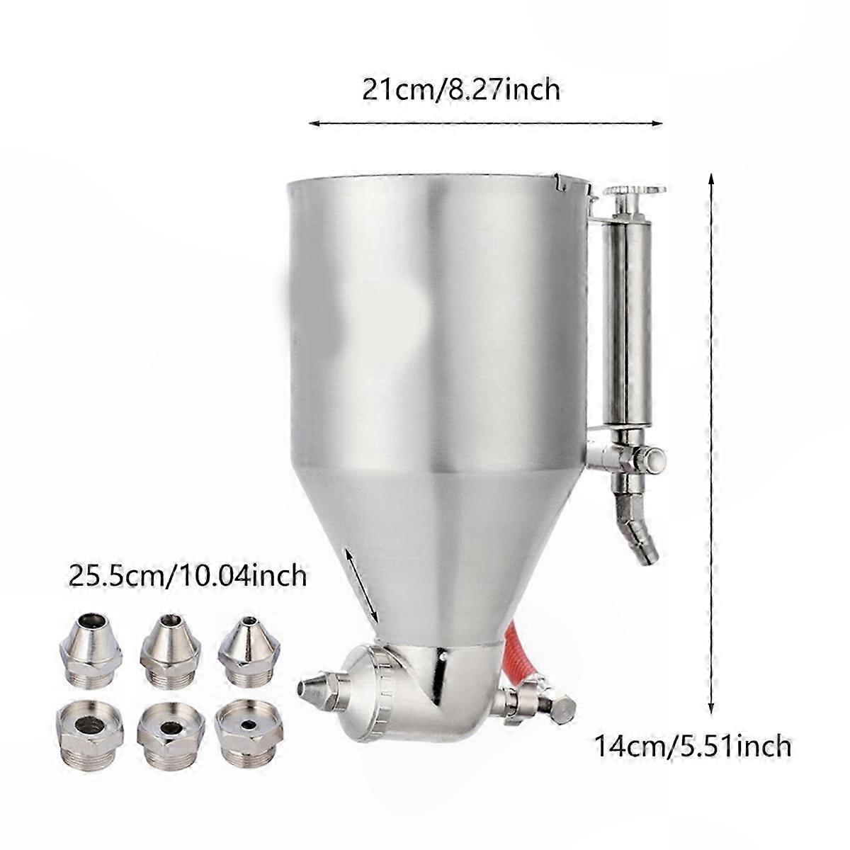 Efficient Cement Mortar Sprayer, Pneumatic Air Hopper System