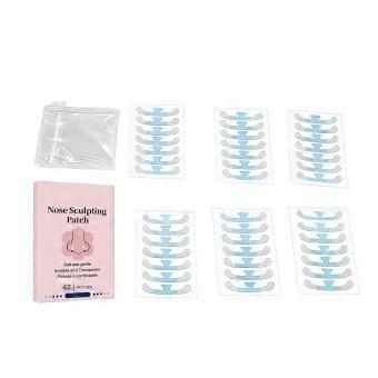 126Pcs Nose Sculpting Patch, Nose Shaping Patches, Nose Support Stickers, Gentle Skin Friendly Formula, Lightweight