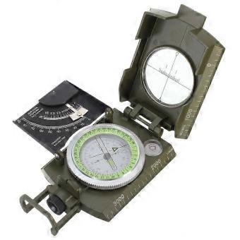 New Professional Military Army Metal Sighting Compass clinometer Camping-brnv