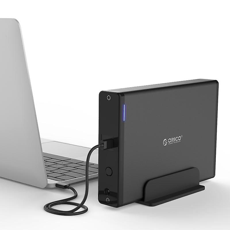 Vertical Type-c 3.5inch Sata Hdd Case External Hard Drive Enclosure