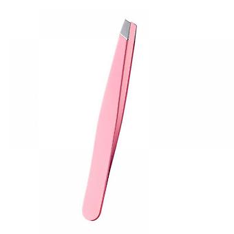 Tweezers for Women - Slant Pointed Precision Tweezers for Eyebrows & Ingrown Hair Removal - Sharp Needle Nose Point for Plucking