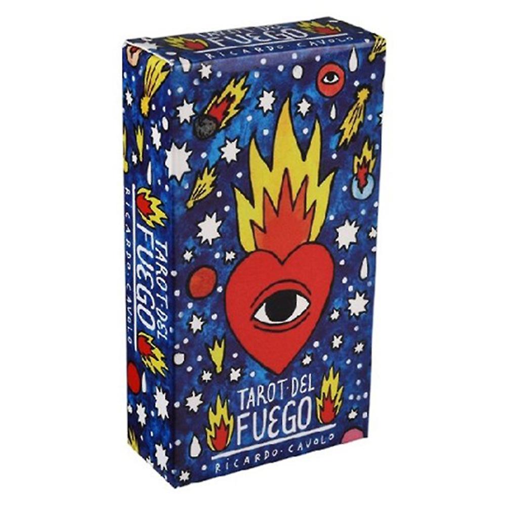 Heraclio Fournier Tarot Del Fuego Card Game for 1 to 4 Players Ages 3+ and Up
