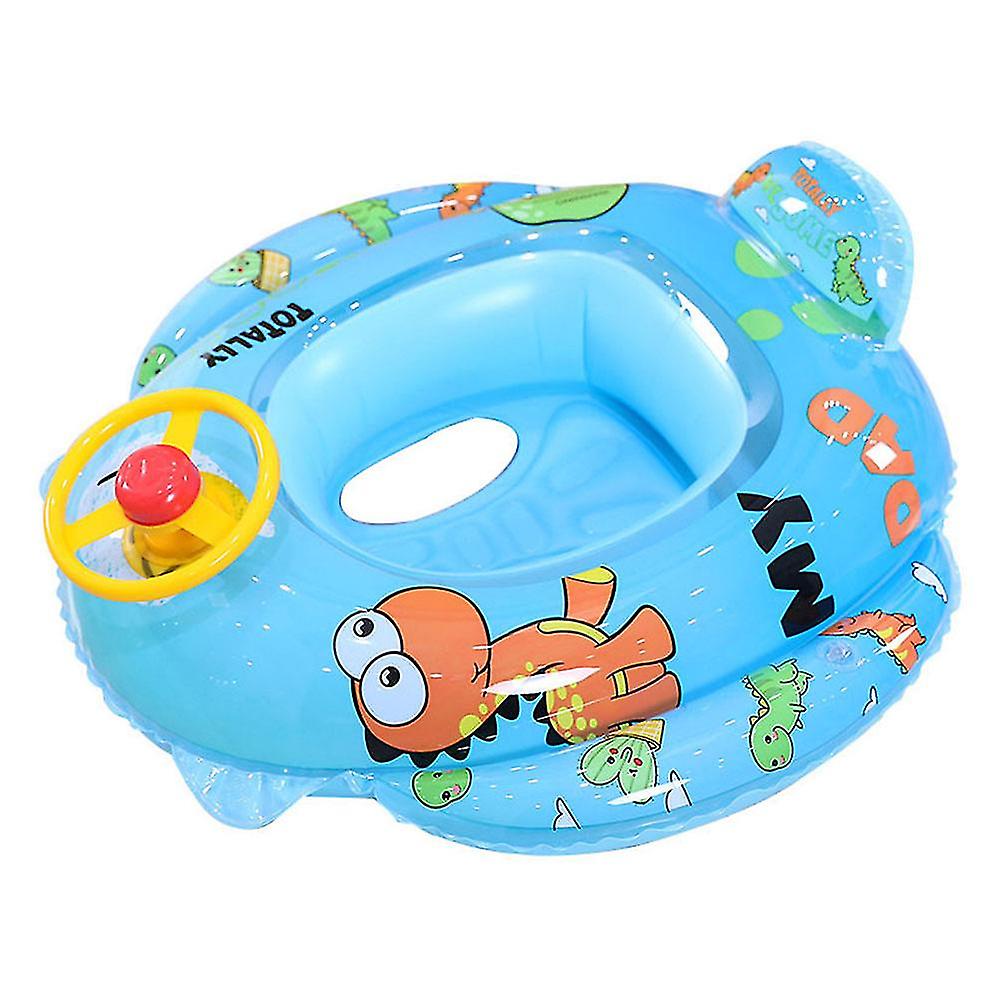 Swimming Pool Floats Inflatable Pool Ring With Steering Wheel For Kids In Summer Outdoor