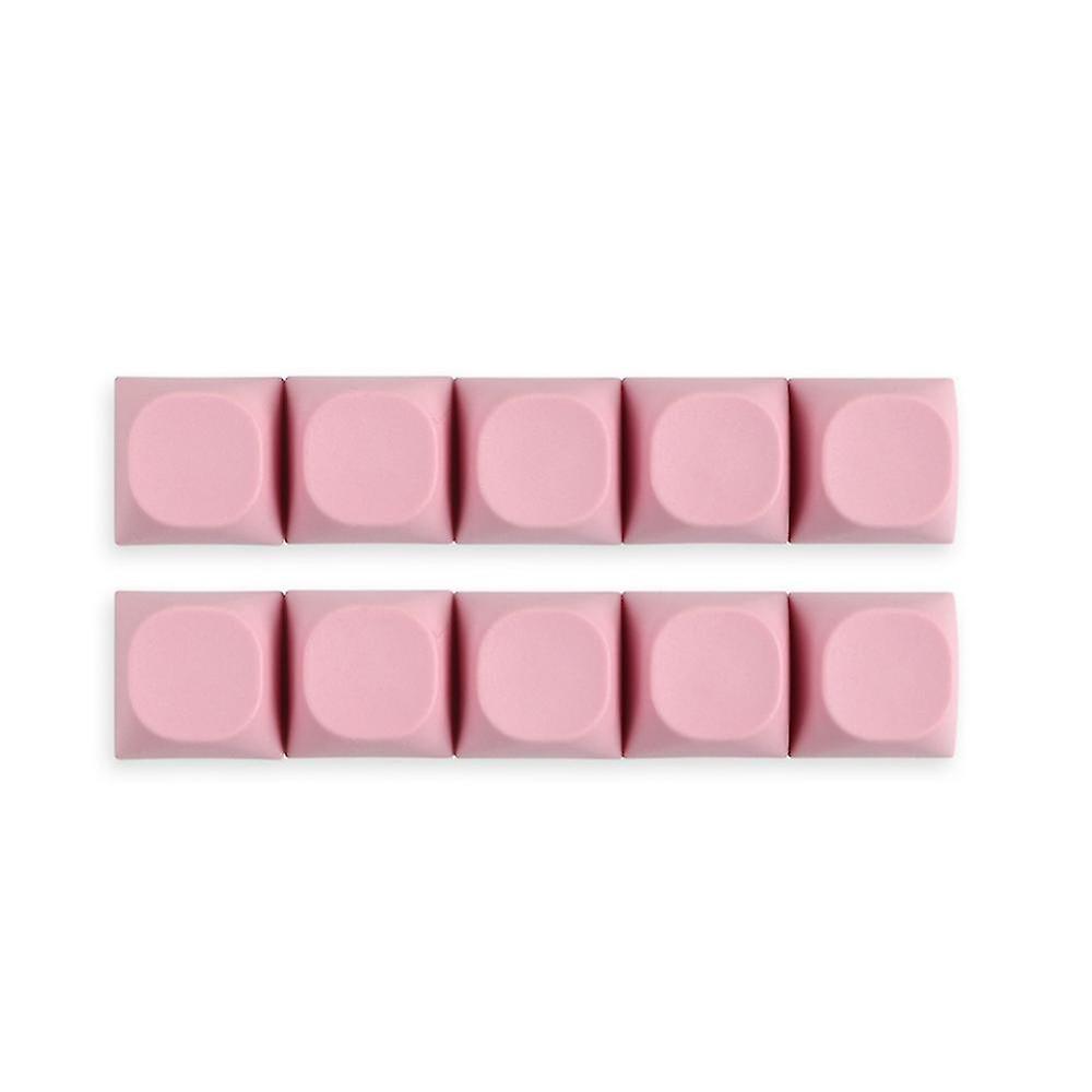 10pcs Jazz Pbt Keycap Ma 1u Pink Keycaps Ma Height Keycaps Pbt Thicken Keycap For Gaming Keyboard Keycaps