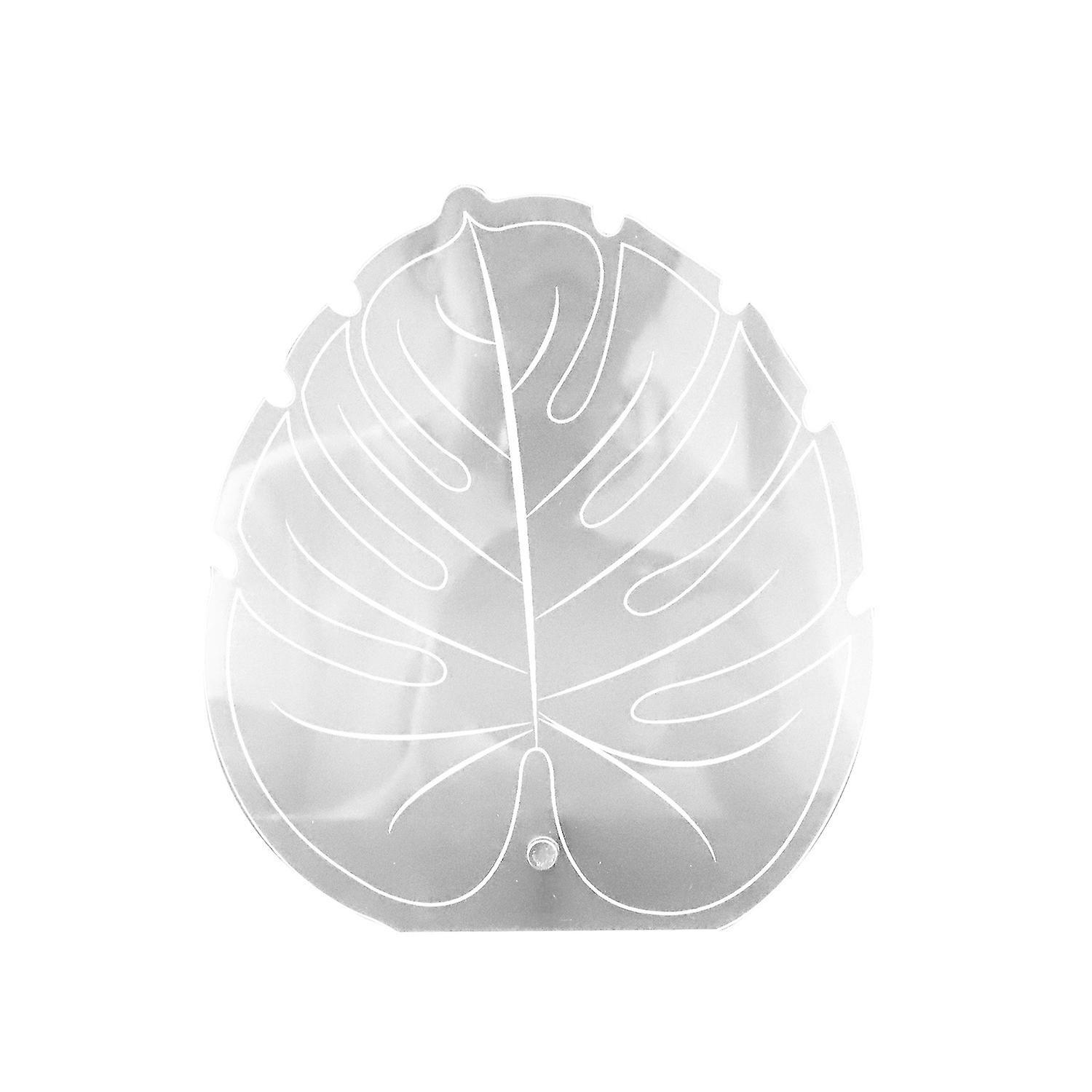 Durable Earrings Display Stand Stable Base Acrylic Flower Leaf Shape Transparent Necklace Rack for D