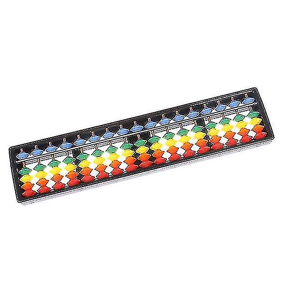 Portable 13/15/17 Column Abacus Arithmetic Soroban School Math Learning Tool