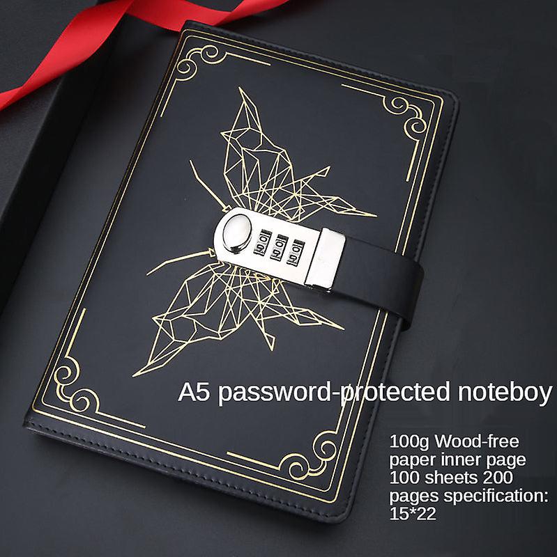 Exquisite Retro Notebook Hand Account Butterfly Codebook
