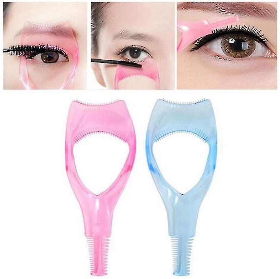 2 Pcs Plastic Makeup Eyelash Tool Eyelash Brush