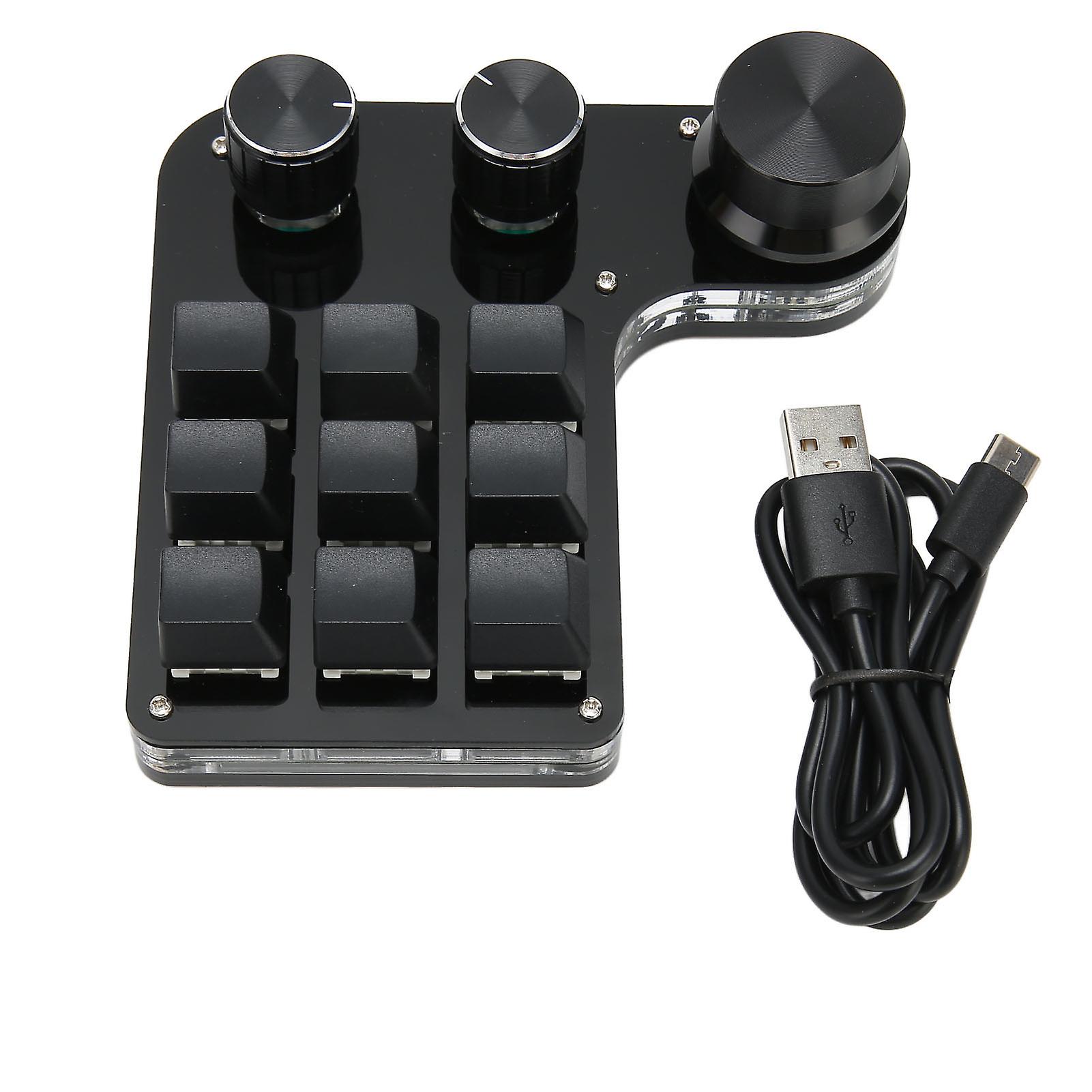 Macro Keyboard, RGB, Mini, Wired, Gaming Keypad