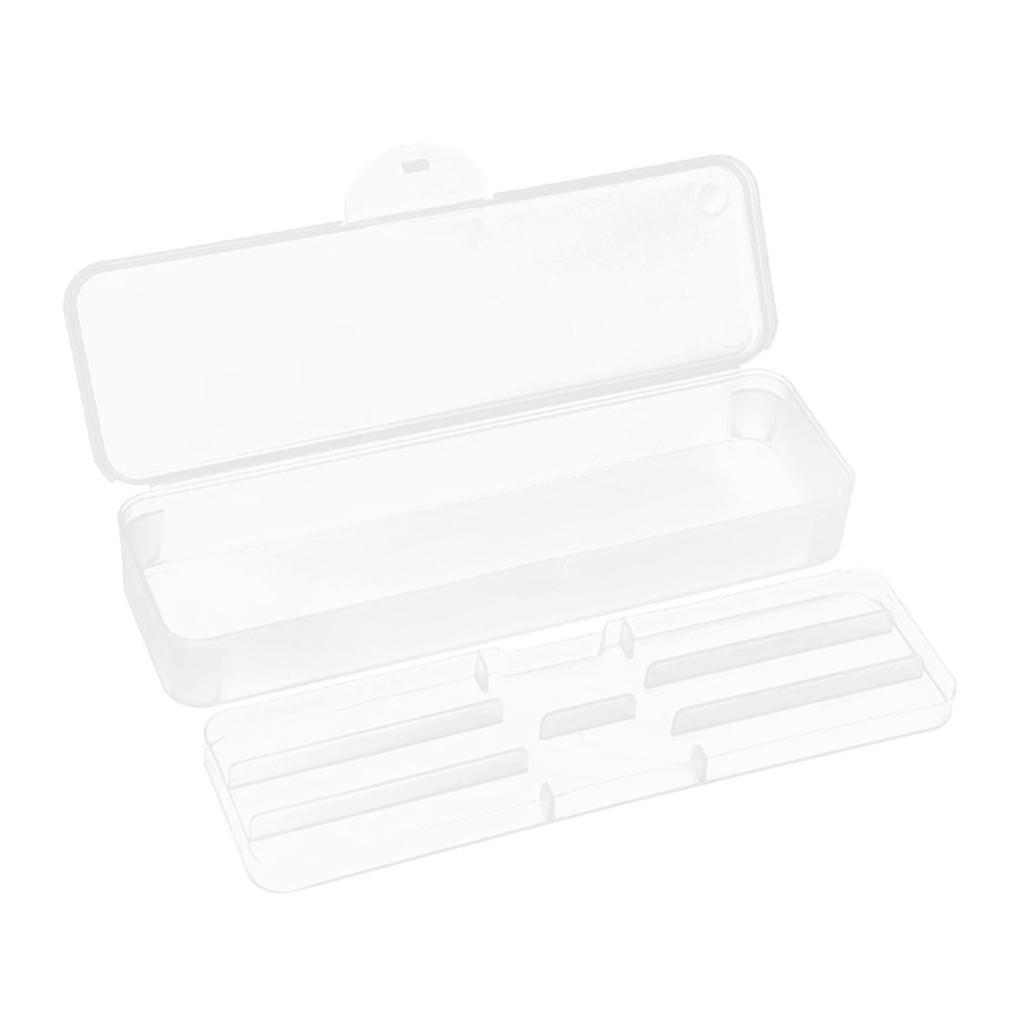 Two Layer Storage Box Nail File Dotting Drawing Brush Container Case c