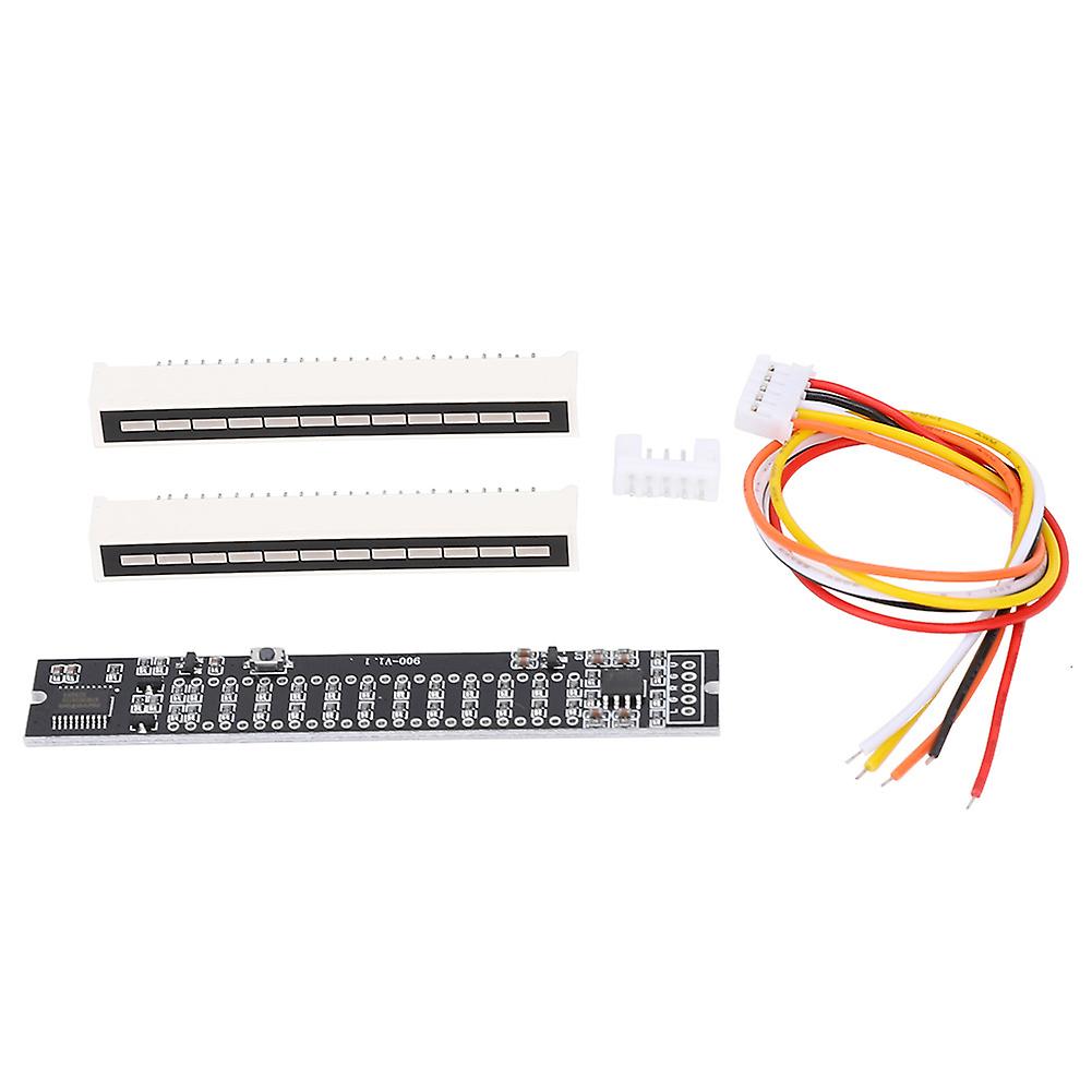 Mini DIY Dual 12-Level Stereo VU Meter Audio Spectrum Indicator 80x14mm