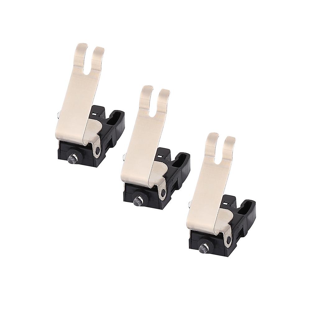 3Pcs Mini Bicycle Brake Tail Warning Safety Light Cycling Accessories