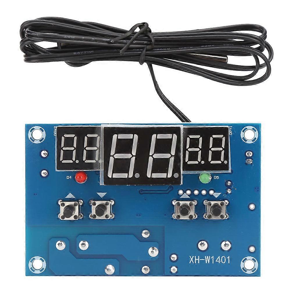 Digital intelligent thermostat with temperature control and temperature measurement functions