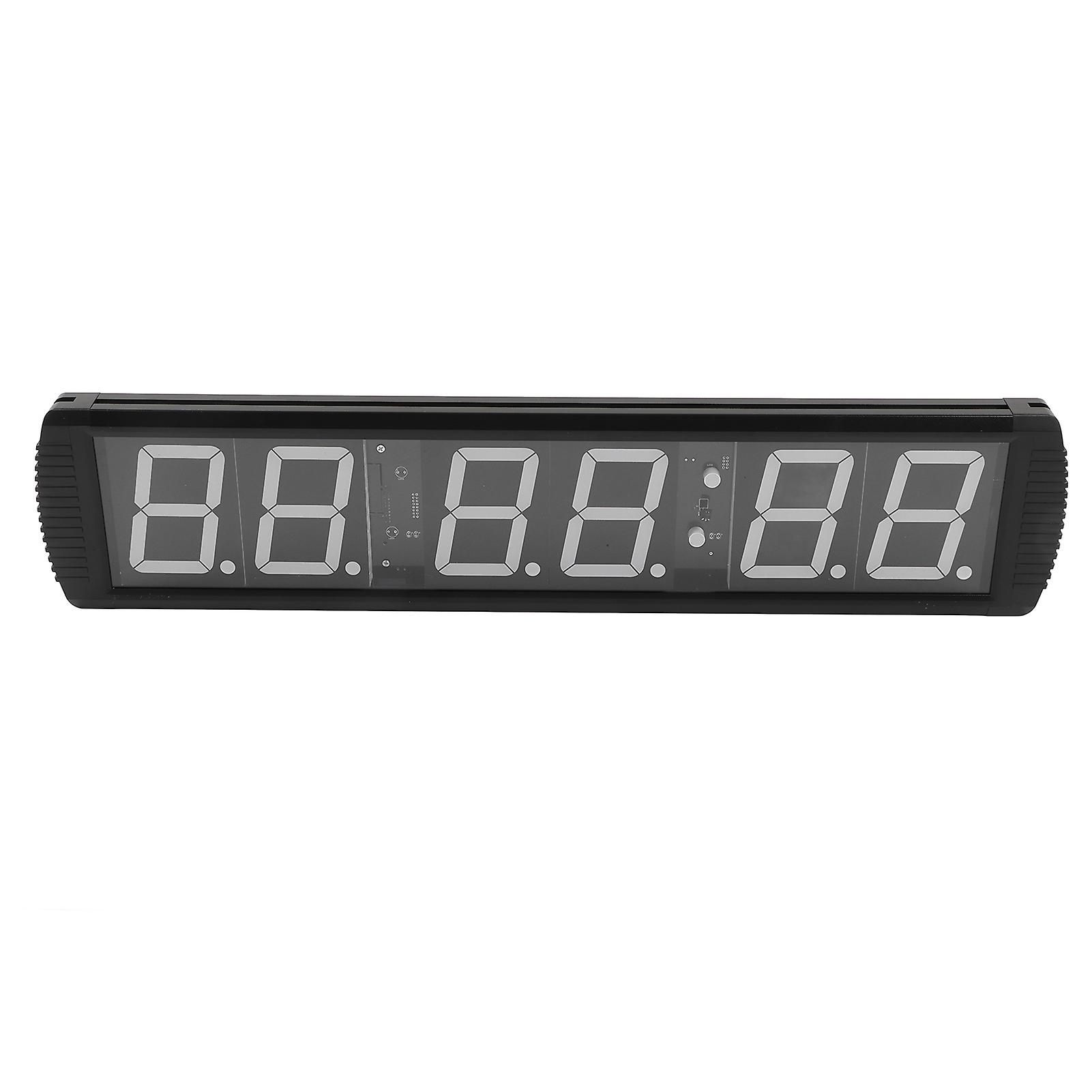 4-Zoll-LED-Gym-Timer mit Fernbedienung Countdown-Intervall-Workout-Trainingsuhr 100-240 V US-Stecker