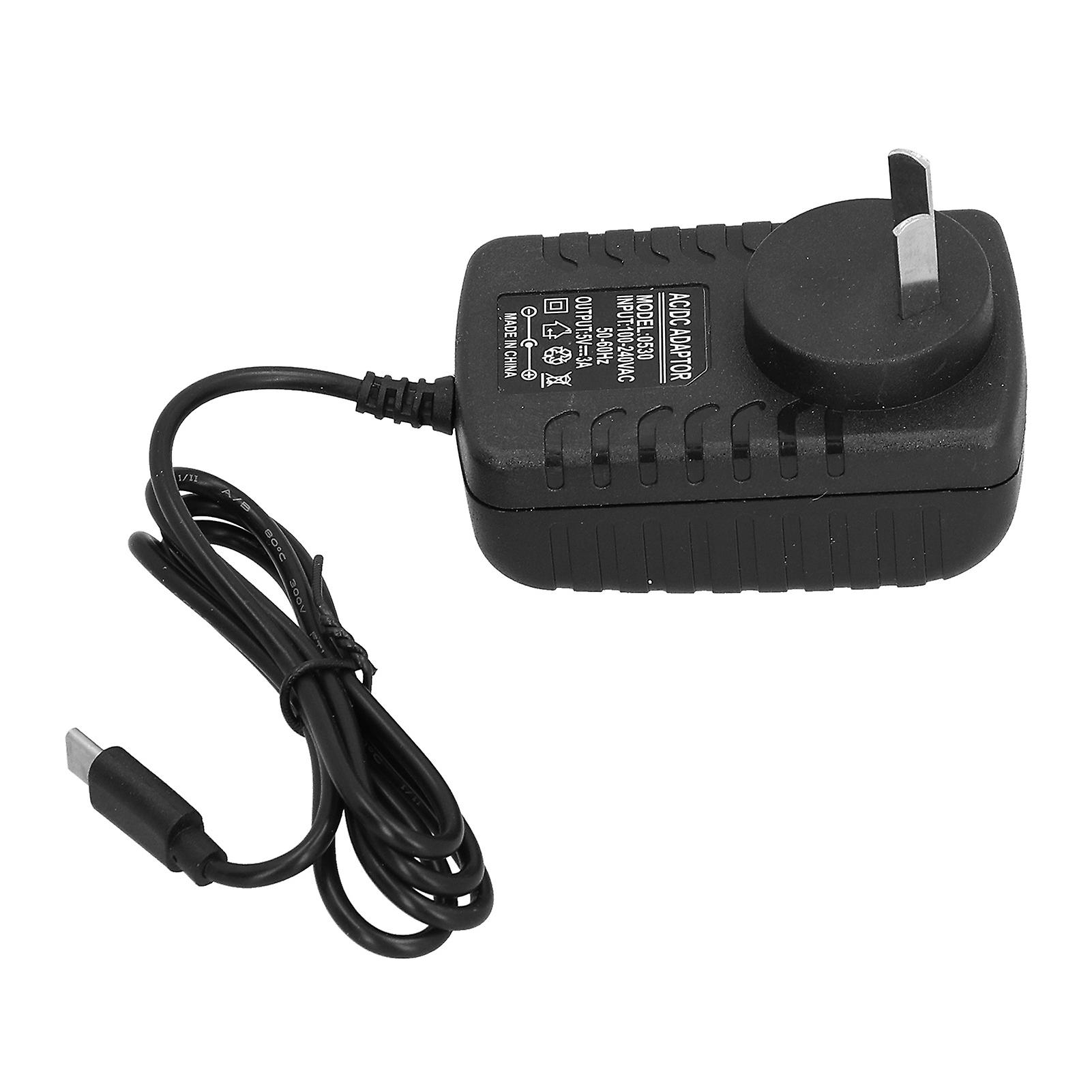 Wide Voltage 100-240VAC Power Adapter for Raspberry Pi, ABS