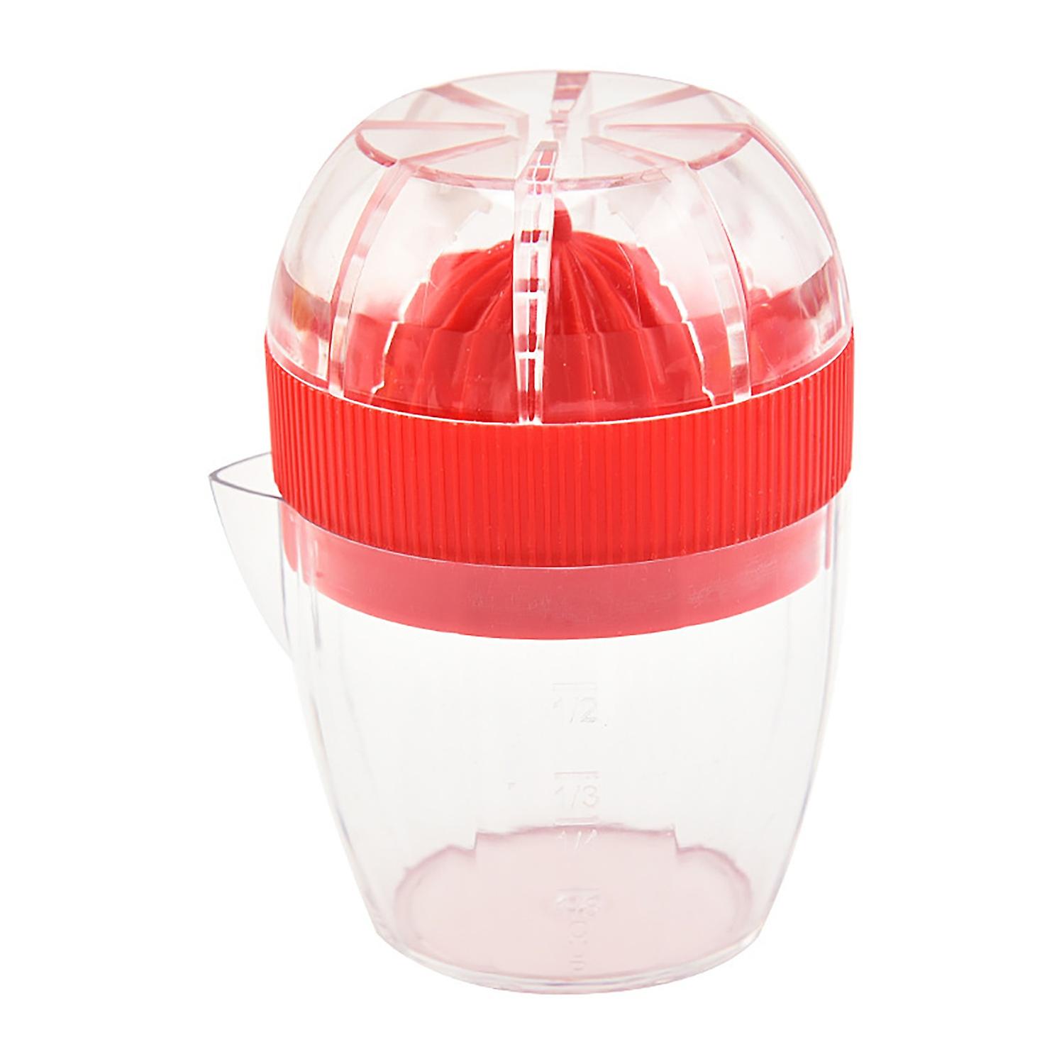 Mini Squeezer with Scale Detachable Juicing Tool Plastic Orange Lemon Juice Manual Juicer for Home