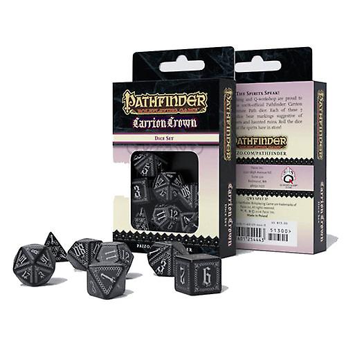 CARRION CROWN Q Workshop Pathfinder Highly Collectable Quality Dice (Set of 7)
