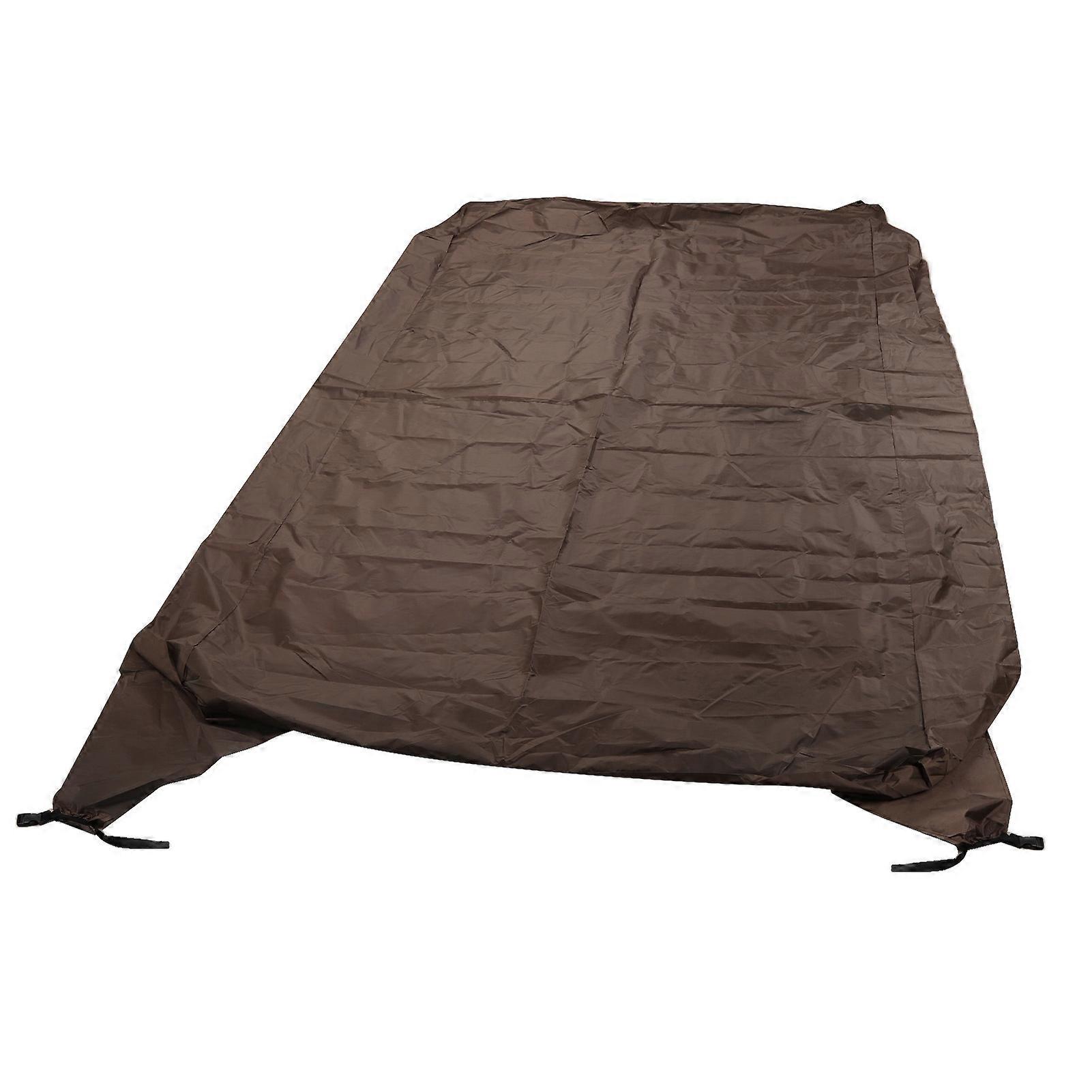 Table Tennis Rainproof Cover Table Tennis Table Dustproof Cover Courtyard Patio Rainproof Sun Protection Table Tile Cover Brown