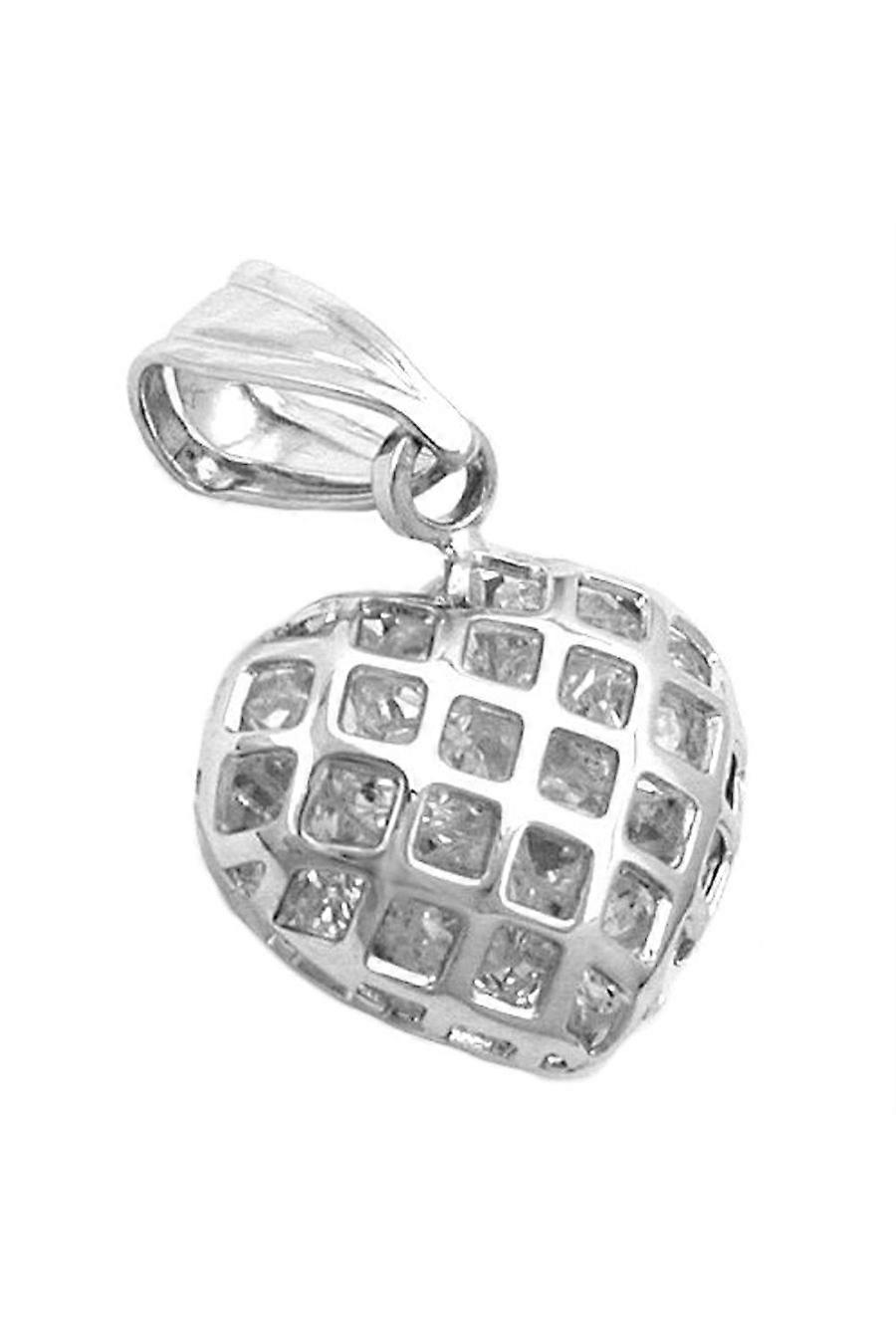 Pendant Heart Cubic Zirconia Silver 925 - Gl90398