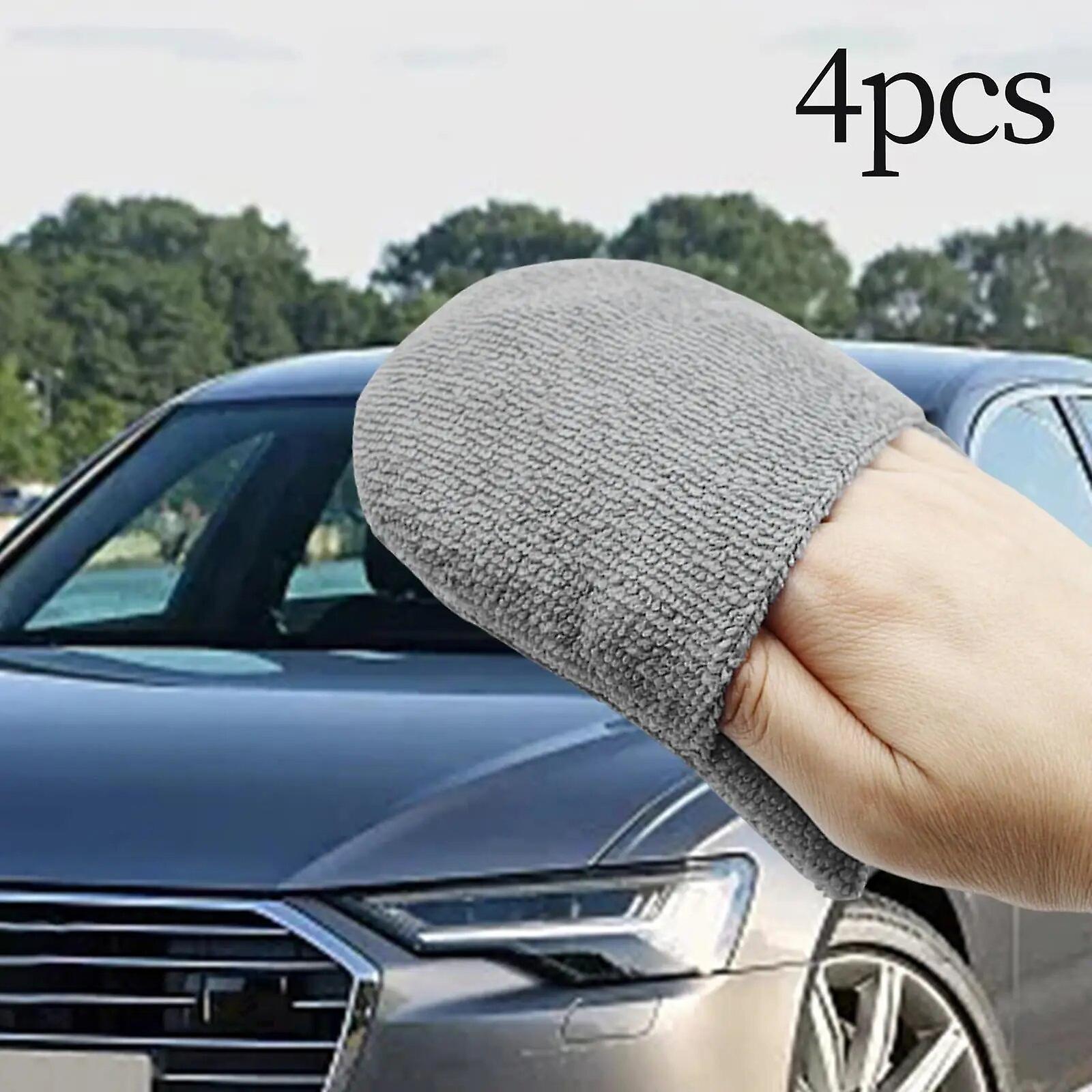 4x Soft Microfiber Applicator for Motorcycle Wheels~6752