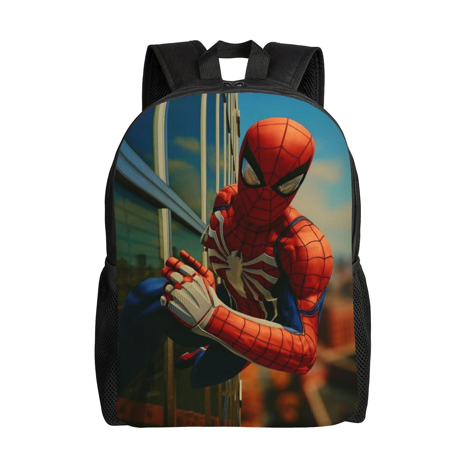 Spider-Man Kid Backpack School Bag Elementary Students Bookbags