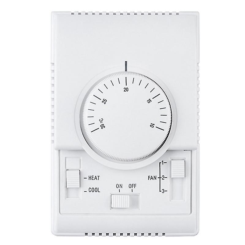 Mt01 220Vac Room Mechanical Thermostat Air Conditioning Fan Coil Thermostat Temperature Controller