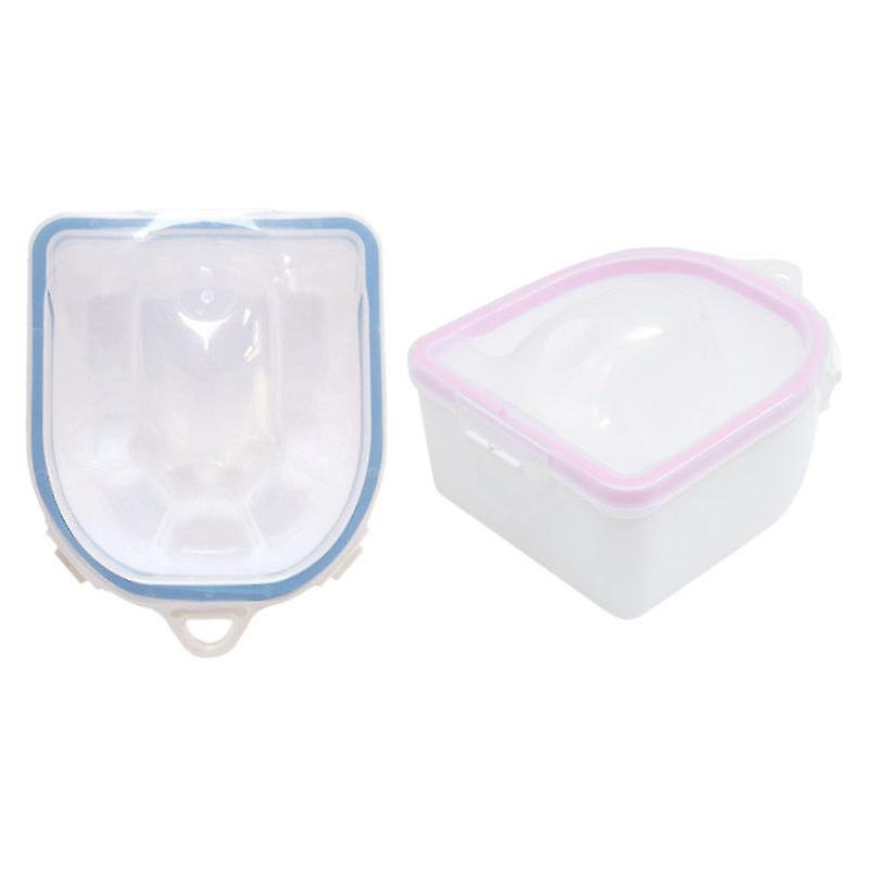 2pcs Nail Soak Bowl