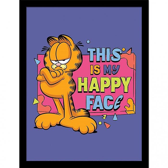 Garfield This Is My Happy Place Framed Poster