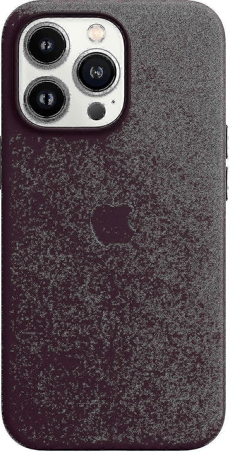 Magsafe付きiPhone 14用レザー電話ケース