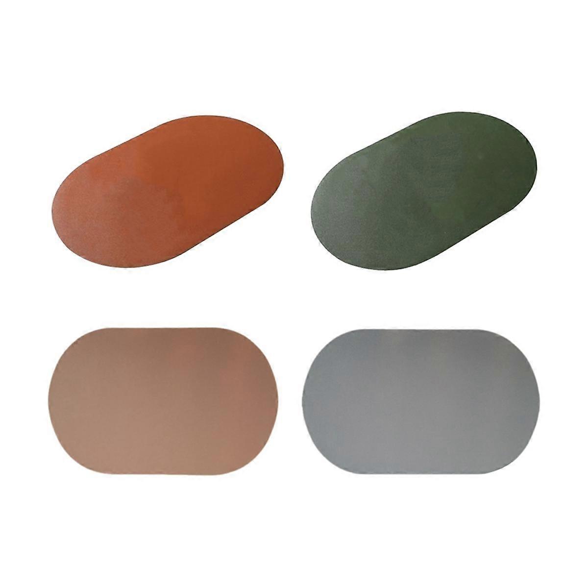 Bordstablett, Isolerad bordstablett, halkfri, oljesäker, Vattentät, Värme-, fläck-, lätt att rengöra (4st)