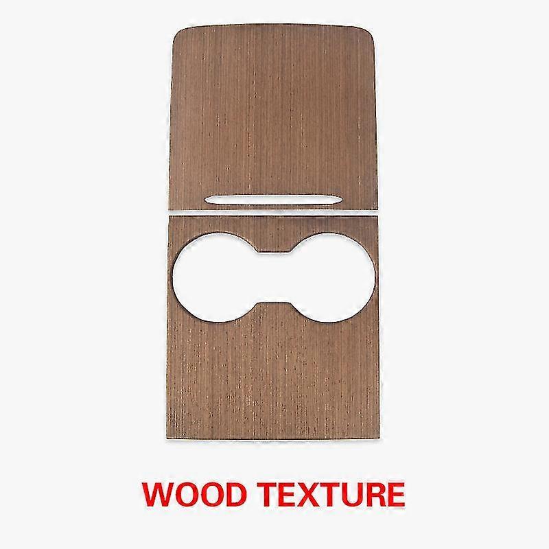 Tey New For Tesla Model 3 2023 Accessories Model Y Car Central Control Panel Protective Wood Grain Carbon Fiber Abs Patch Three